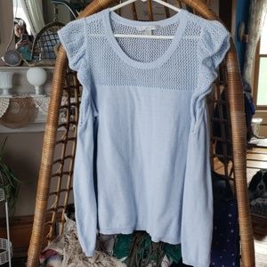 Lauren Conrad cold shoulder sweater